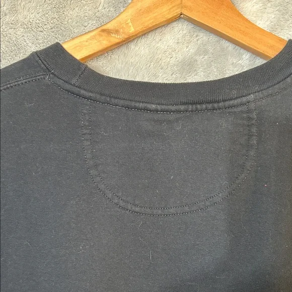 Men's Black Crewneck Sweatshirt - Picture 3 of 5